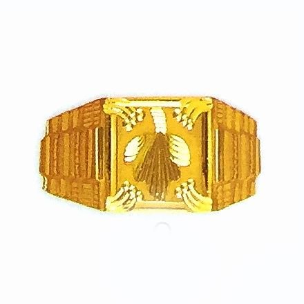 22k Gold Fancy Gents Ring Indian Design