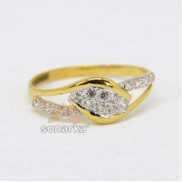 22ct 916 Gold Casting CZ Diamond Ladies Ring with... by 