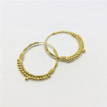 Light weight gold kadi hoop earring for women by 