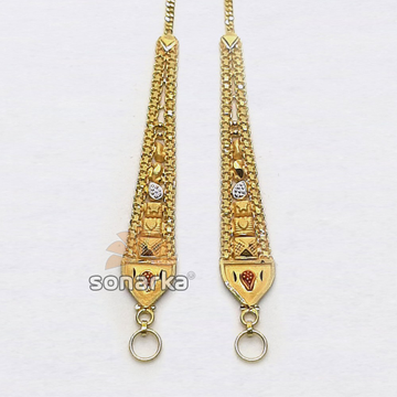 Gold Earchain  SK - K014 by 