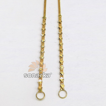 Light weight gold earchain kanser sk- k028 by 