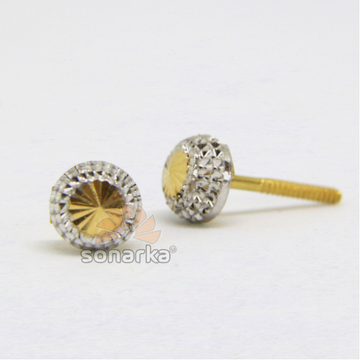 22kt 916 Hallmark Yellow Gold Tops Rhodium by 