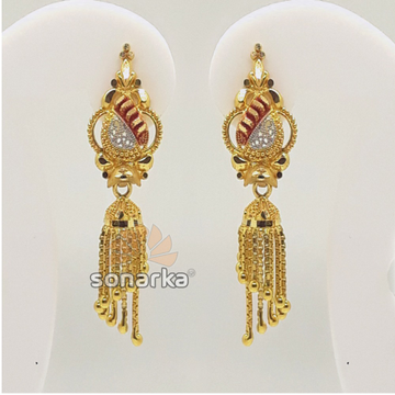 22k gold classic latkan buti by 