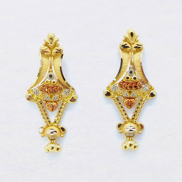 22KT Gold Hallmarked Latkan Earring SK-E029 by 