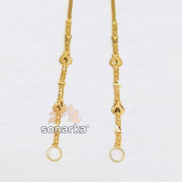 Light weight gold earchain kanser sk - k001 by 