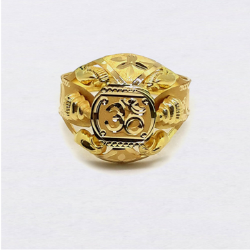 Aum design nazrana gold ring by 