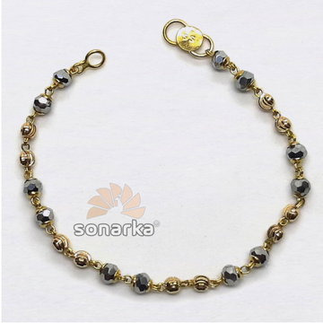 Kids Black Mani Moti Nazariya Bracelet SK-N005 by 