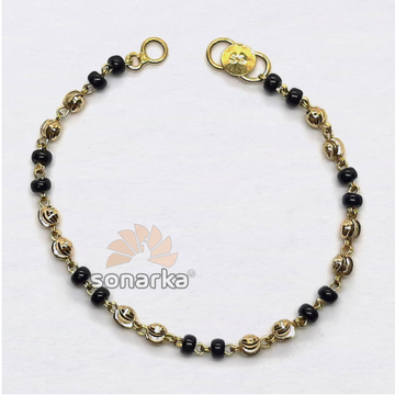 Black Beads Nazariya Bracelet SK-N004 by 