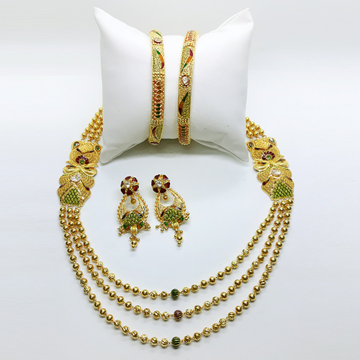 Gold Jewellery Set for Wedding by 