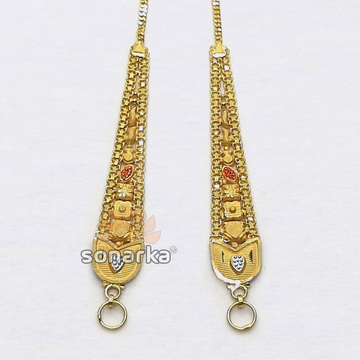 Gold Earchain  SK - K017 by 
