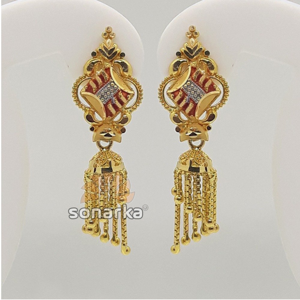 22KT Traditional Gold Latkan For Ladies