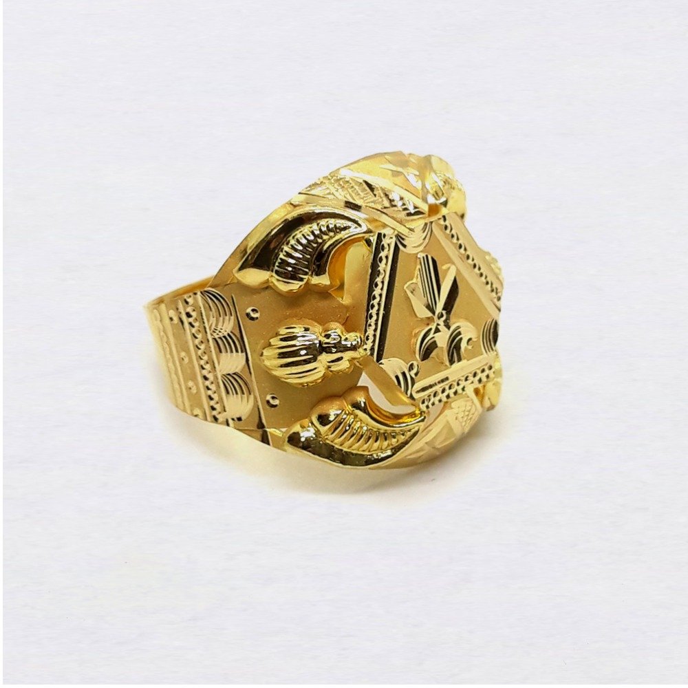 1 Gram Gold Plated Ganesha Dainty Design Best Quality Ring For Men - Style  B465 at Rs 2640.00 | सोने का पानी चढ़ी हुई अंगूठी - Soni Fashion, Rajkot |  ID: 2852613724691