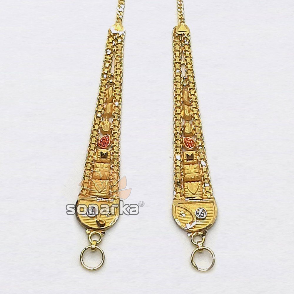 Gold Earchain SK - K033