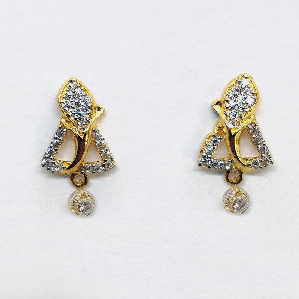 22KT Gold CZ Pendant Set SK-PS003