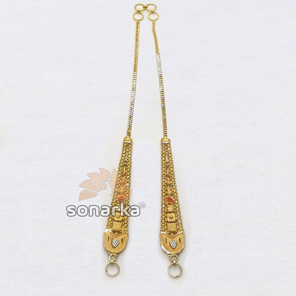 Gold Earchain  SK - K017