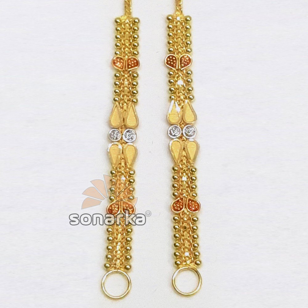 Gold Earchain SK - K015