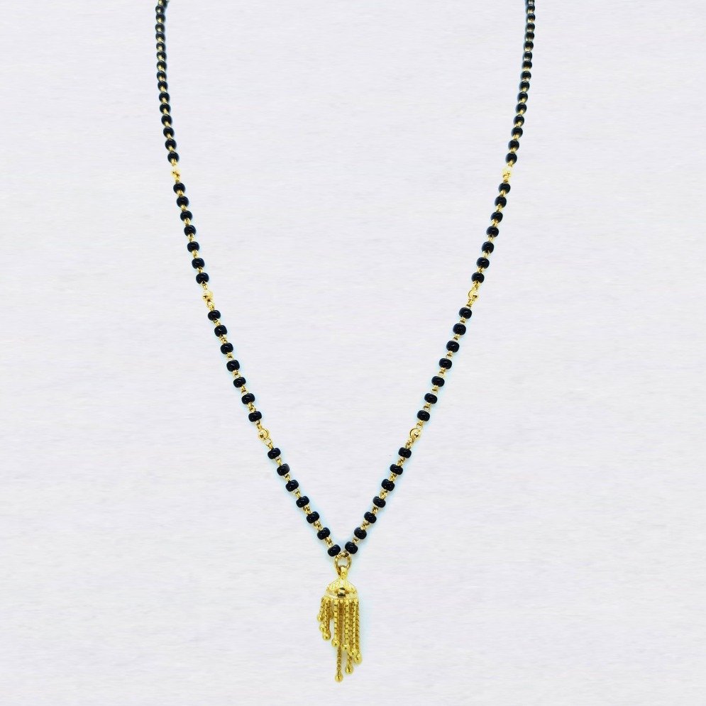 916 gold black beads dokiya mangalsutra sk-m001