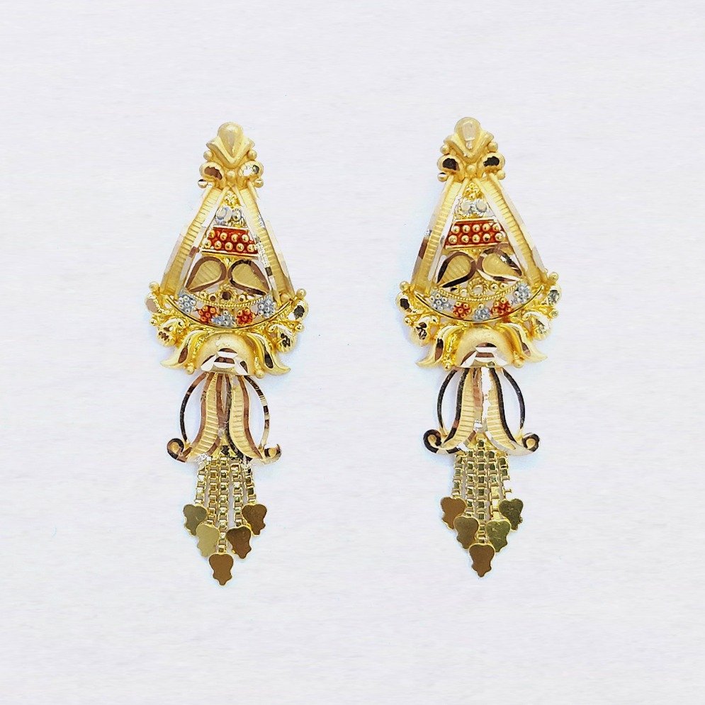 916 Gold Designer Latkan Earring SK-E025