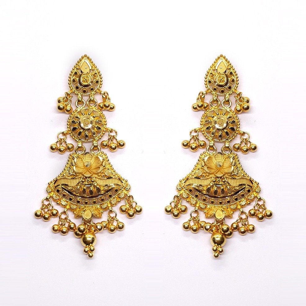 Gold jewellery set for bridal sk - gb002