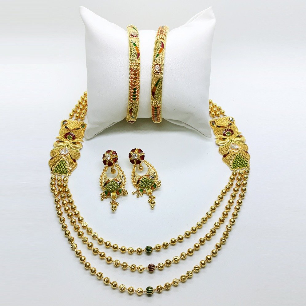 Gold Jewellery Set for Wedding